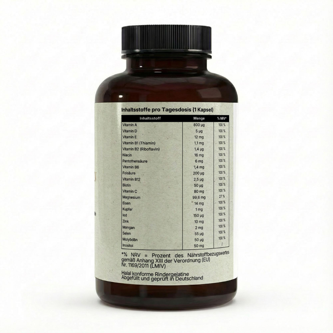 MULTIVITAMIN + MINERALSTOFFE KOMPLEX – 120 Softgels