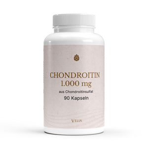 VELIA Chondroitin 1.000 mg – Dose mit 90 Kapseln, Vorderansicht